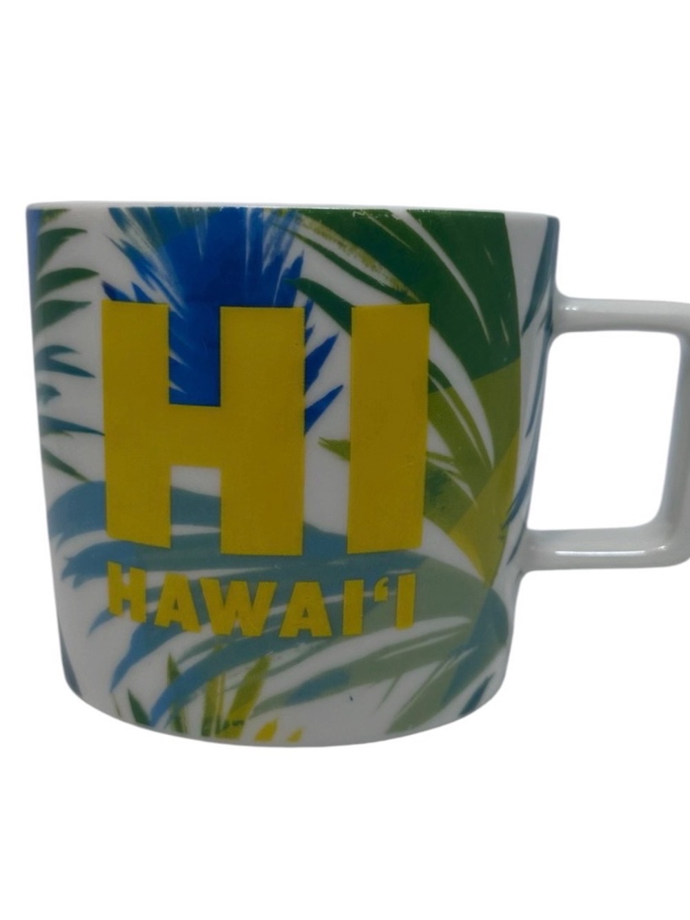 Starbucks Hawaii Tropical Mug - Yellow, Green, Blue